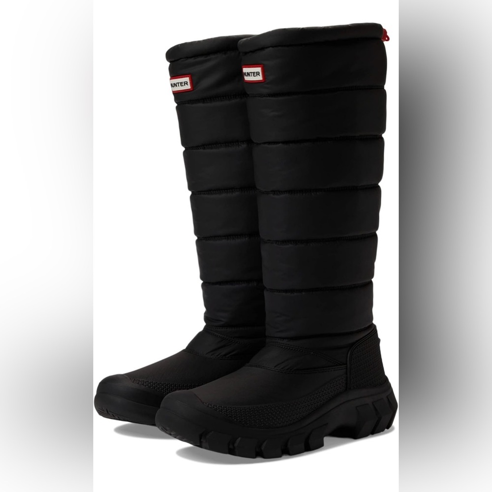 Hunter Women's Black Tall Boots